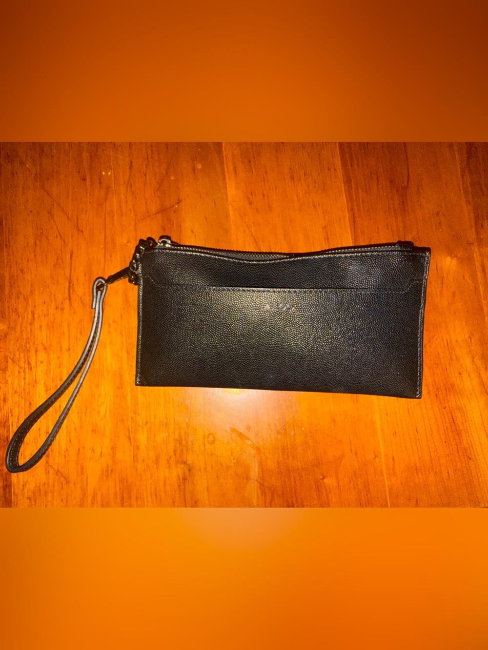 Black Wristlet Clutch Wallet